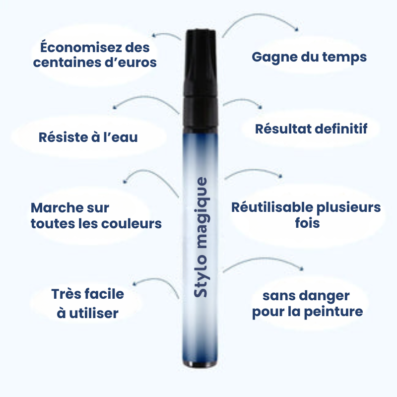 Stylo magique efface rayure