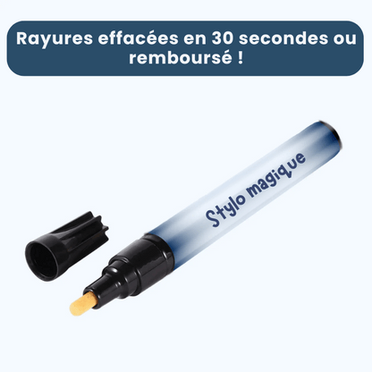 Stylo magique efface rayure
