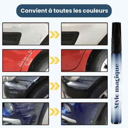 Stylo magique efface rayure